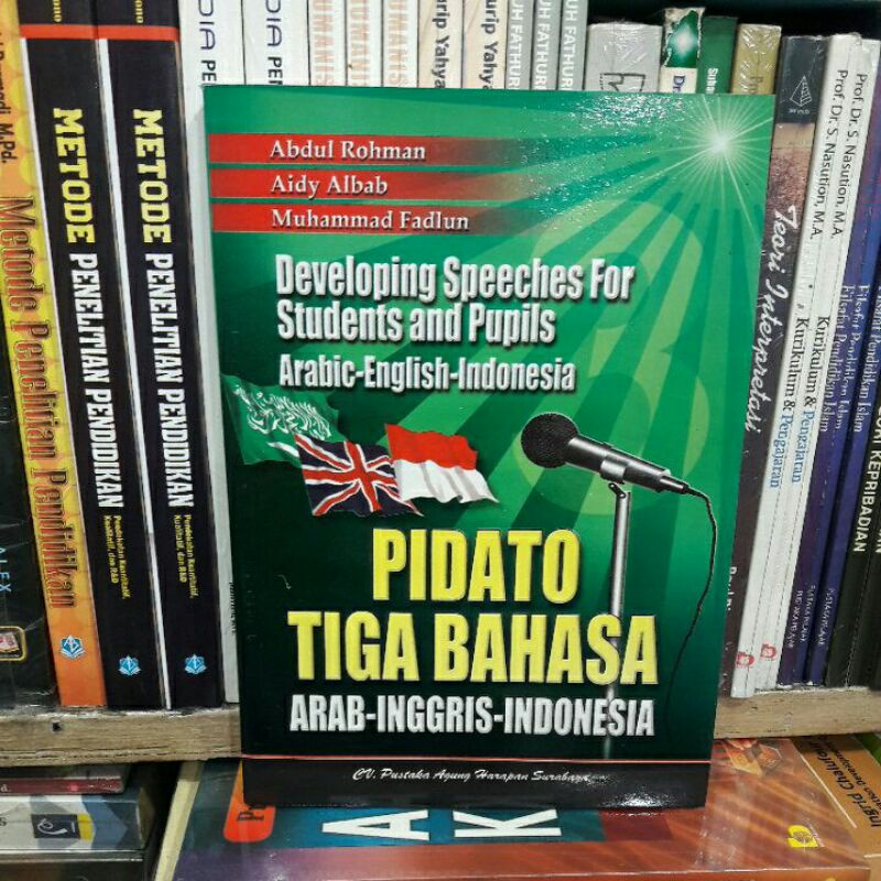 Jual BUKU PIDATO TIGA BAHASA ARAB INGGRIS INDONESIA Shopee