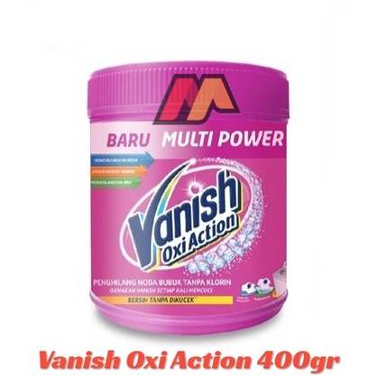 Jual Vanish Powder Oxi Action 400gr Bubuk Pink Penghilang Noda Pakaian