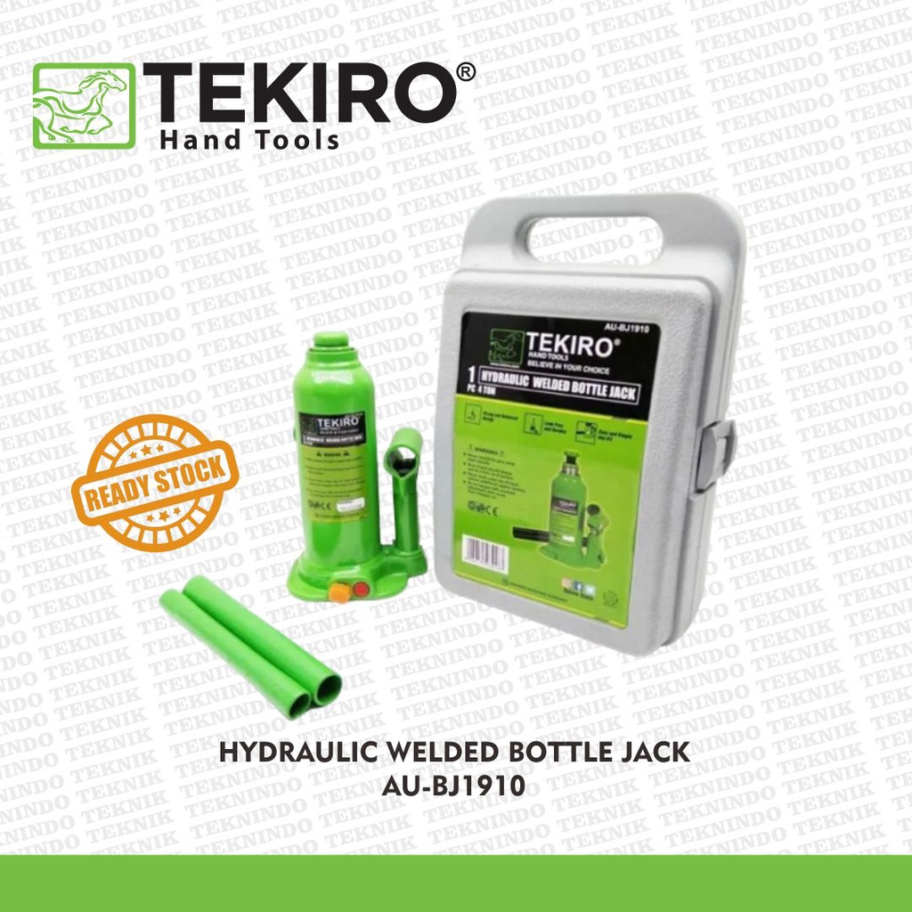 Jual Tekiro Welded Hydraulic Bottle Jack Dongkrak Botol Kapasitas 4