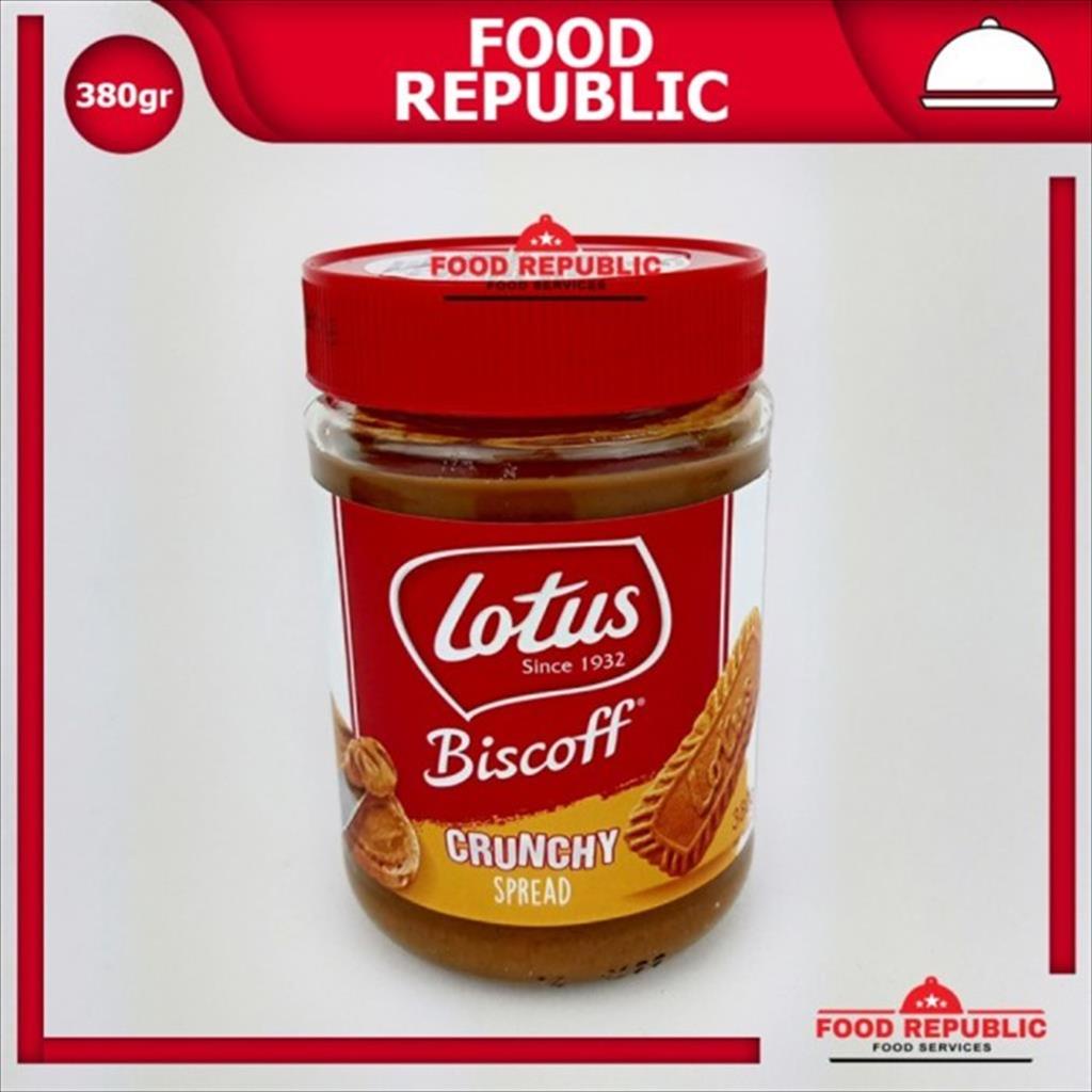 Jual Lotus Biscoff Crunchy Biscuit Spread 380 GR Halal Selai Premium