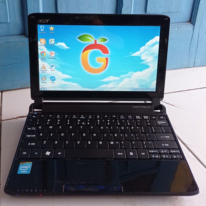 Jual Acer Aspire One H Biru Donker Ram Memori Gb Hdd Netbook