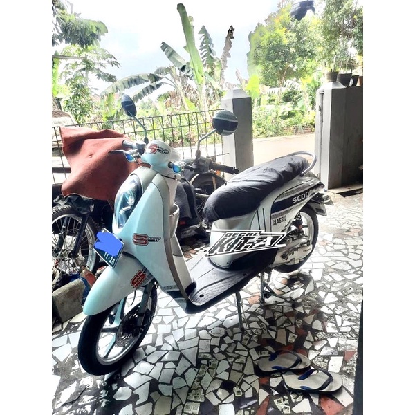 Jual Decal Sticker Honda Scoopy Karbu Striping Scoopy Karbu 2010 Krem