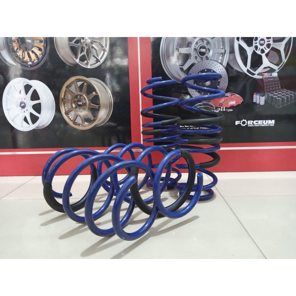 Jual Per Lowering Kit Ceper Hsr Blue Buat Mobil Honda Civic Turbo