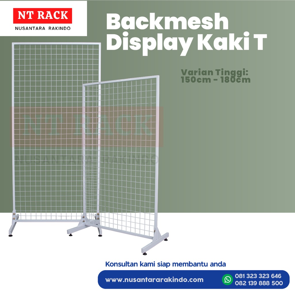 Jual Rak Mundo Standing Ram Backmesh Display Kaki Shopee Indonesia