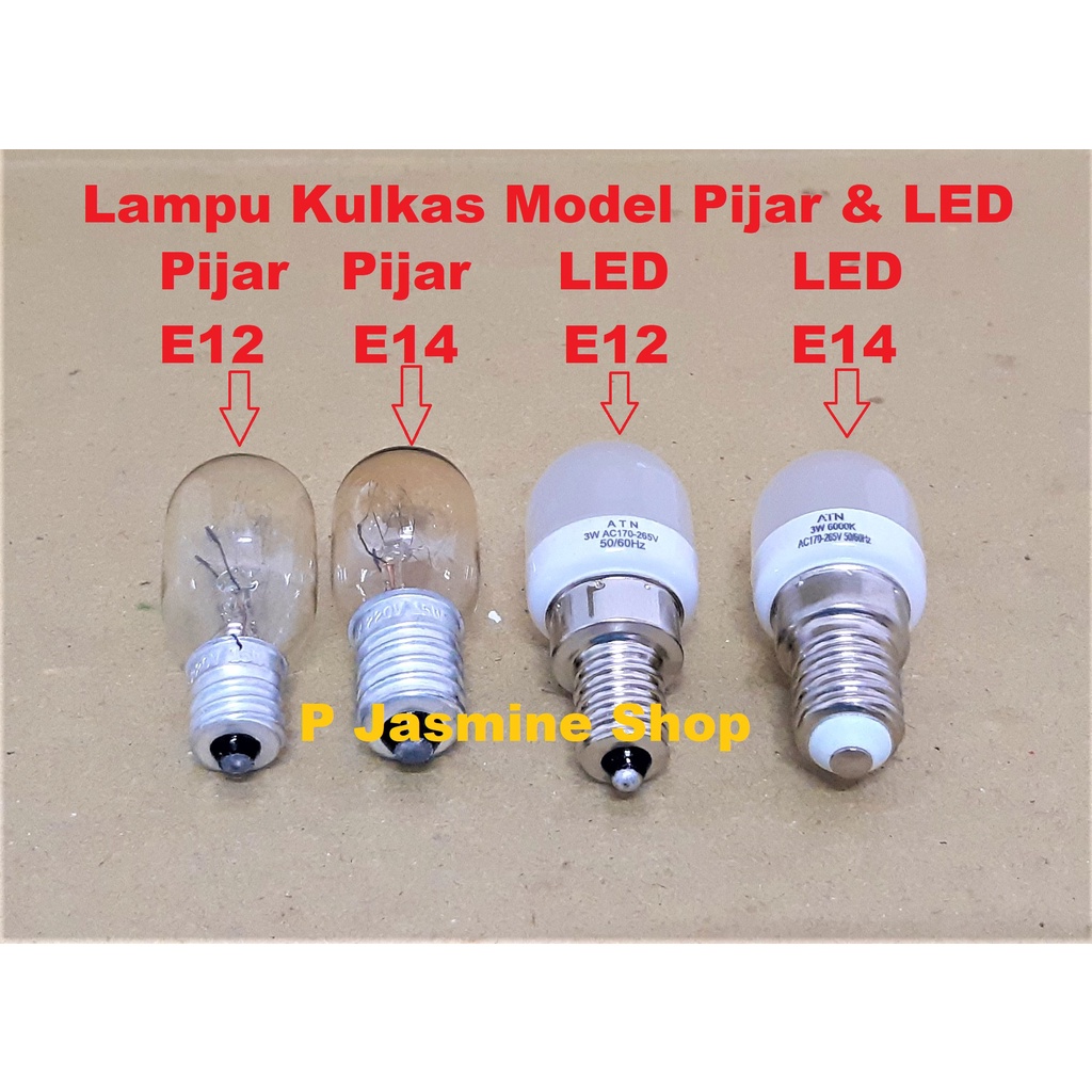 Jual Lampu Kulkas Model Pijar Dan Led Shopee Indonesia