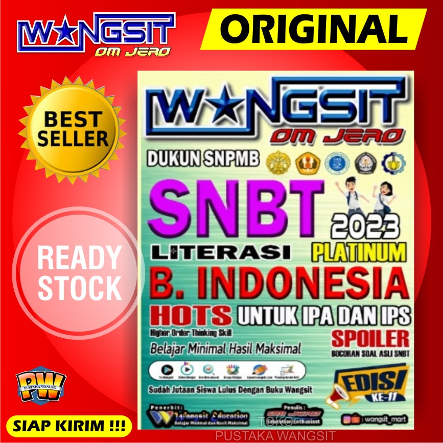 Jual Buku Wangsit OM JERO UTBK SNBT TPS LITERASI BAHASA INDONESIA 2023