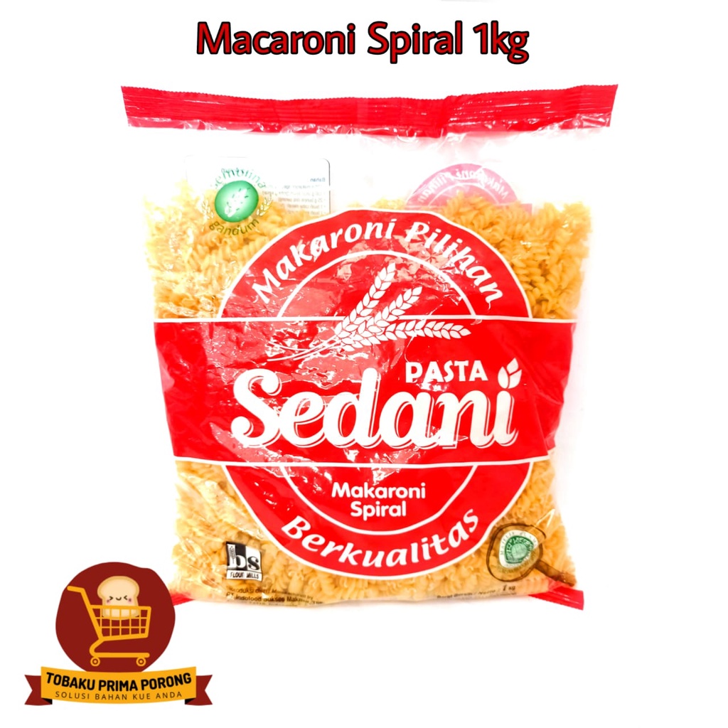 Jual SEDANI MACARONI SPIRAL 1 KG PASTA SIAP GORENG Shopee Indonesia