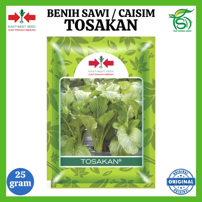 Jual Benih Sawi TOSAKAN 25 Gram Bibit Caisim Cap Panah Merah Shopee