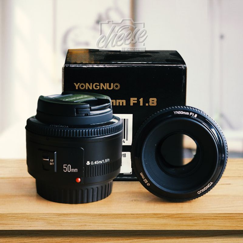 Jual Lensa Fix Yongnuo For Canon Mm F Mulus Fulset Hasil Bokeh