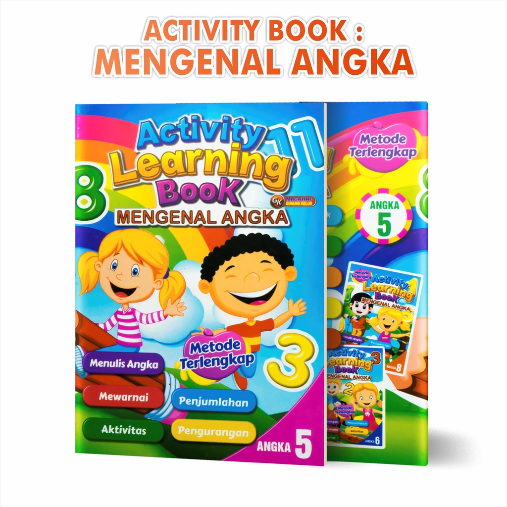 Jual Buku Activity Book Mengenal Angka Metode Terlengkap