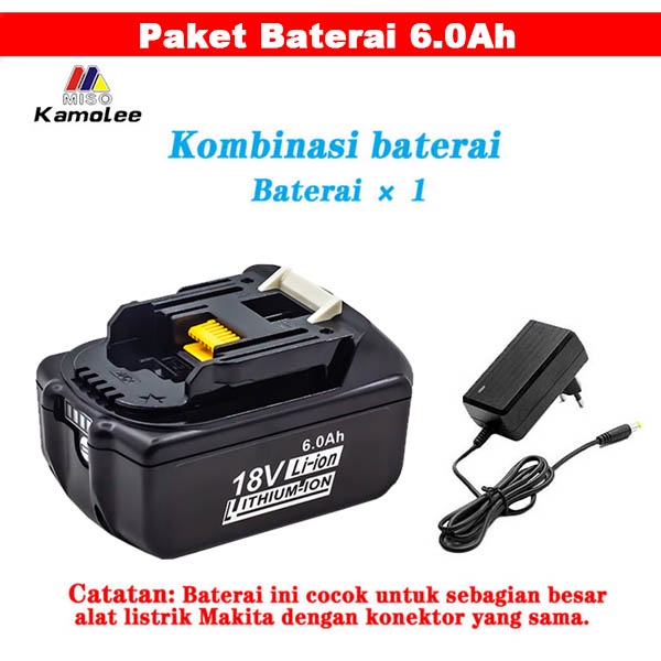 Jual Kamolee 18V 3000 MAh 5000 MAh 388VF Baterai Lithium Bor Tangan