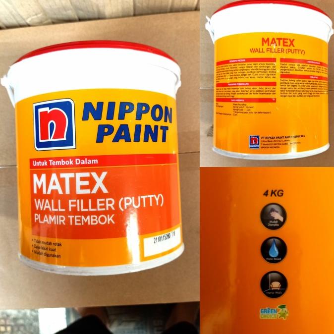 Jual Matex 5 Kg Nippon Paint Plamir Dempul Tembok Wall Filler Shopee