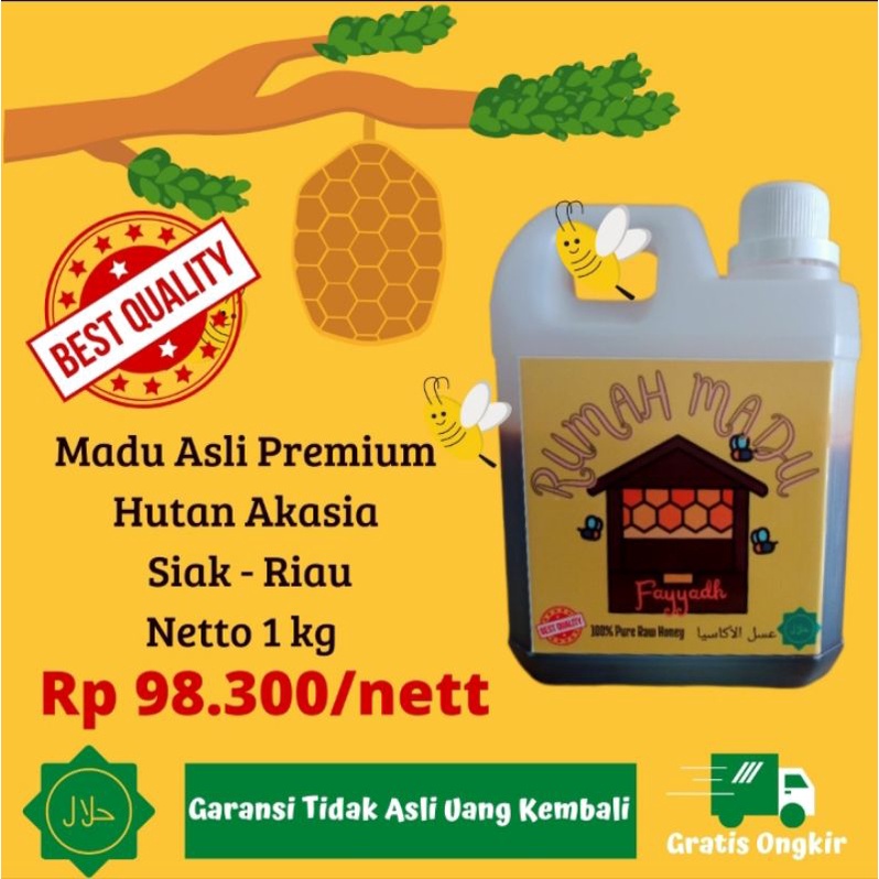 Jual Madu Asli Hutan Akasia 1 Kg Shopee Indonesia