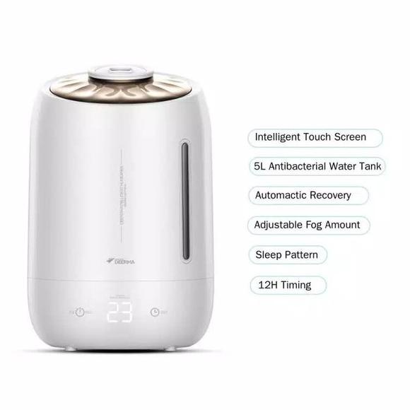 Jual Xiaomi Deerma F600 Air Humidifier 5L Pelembab Udara Touch Screen