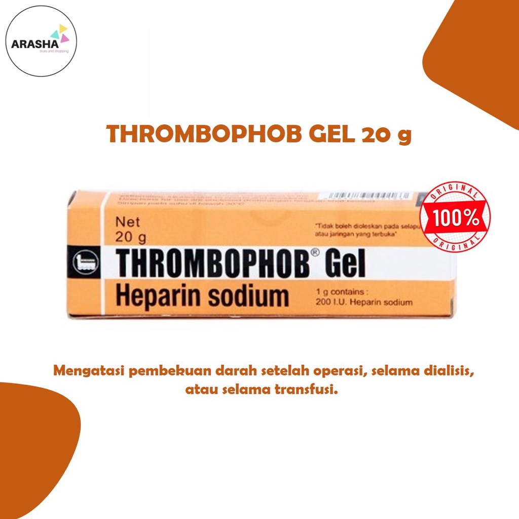 Jual Thrombophob Gel Gr Thrombopop Trombopop Mengatasi Pembekuan