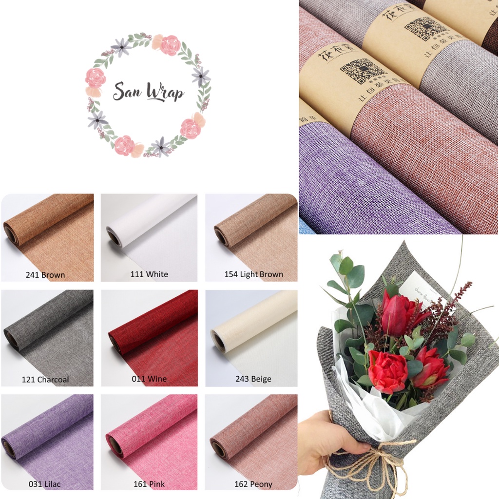 Jual Mesh Roll Karung Goni Kertas Buket Bunga Flower Wrapping Paper