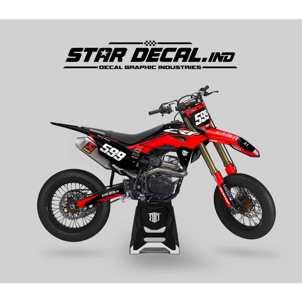 Jual Sticker Setiker Stiker Decal CRF 150 L Minimalis Fullbody Dekal