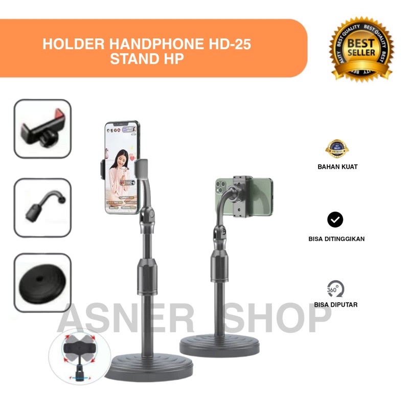 Jual Phone Holder Hd Stand Hp L Standing Meja Dekstop Dudukan