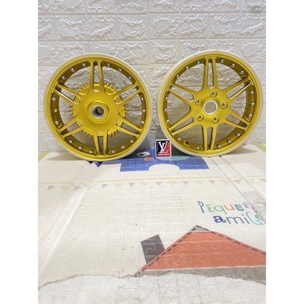 Jual Velg Cnc Model Marus W126 Vespa Sprint Primavera Gold Shopee