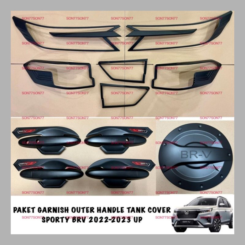 Jual Paket Garnish Depan Belakang Outer Handle Tank Cover Honda BRV