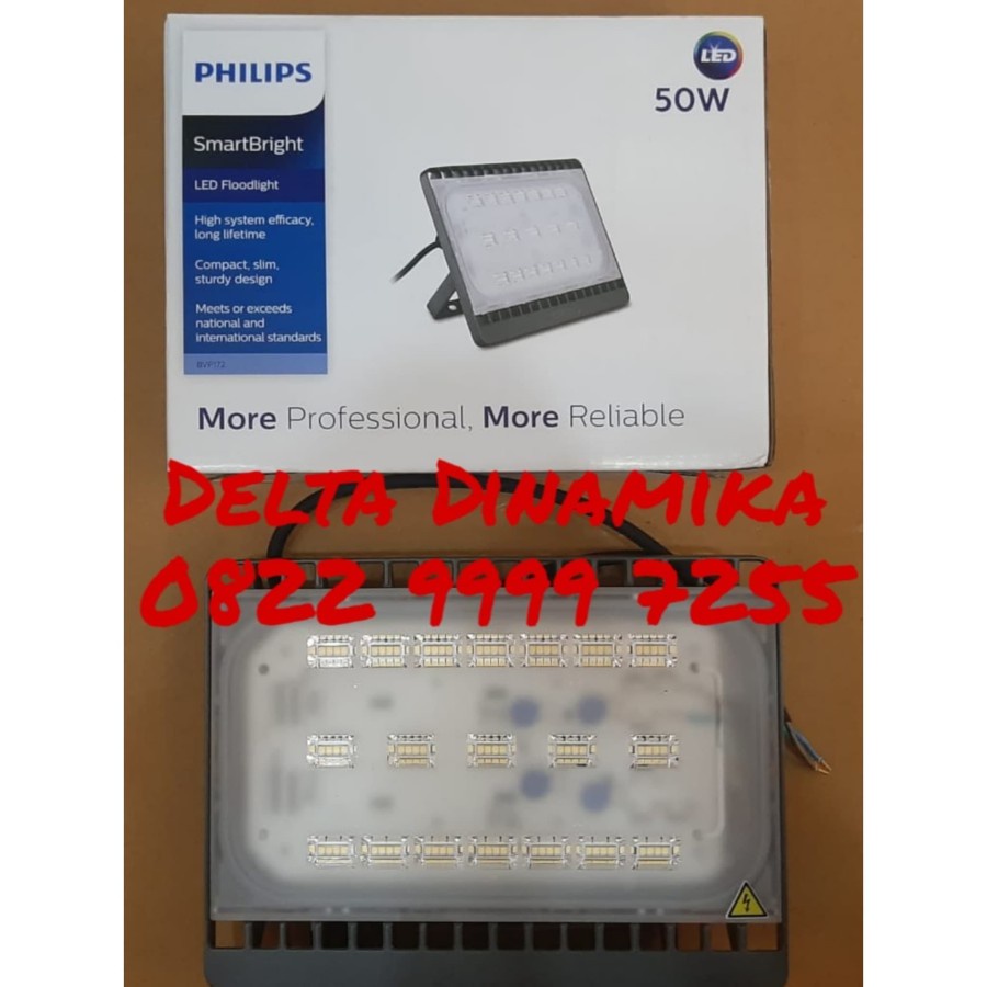 Jual Lampu Sorot Led Philips 50 Watt 50 W Philips BVP 172 Floodlight