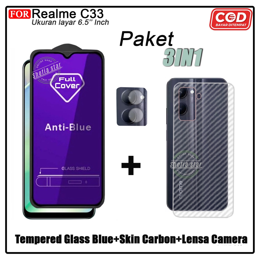 Jual Paket In Tempered Glass Glossy Spy Realme C C C C G