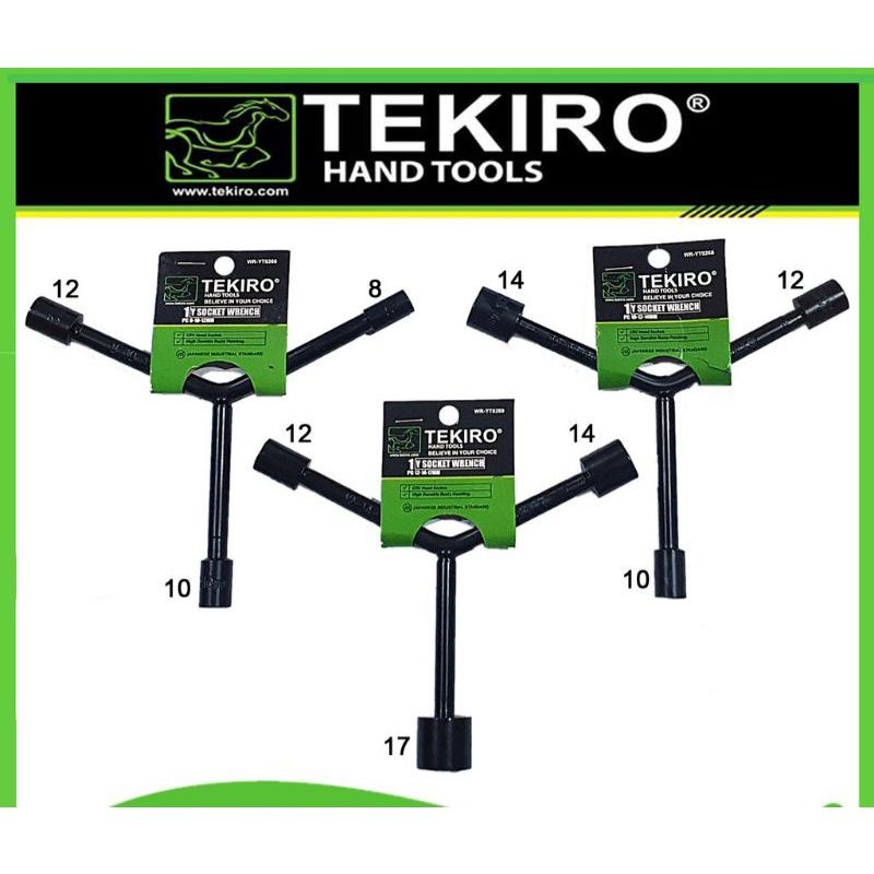 Jual Kunci Sok Y Tekiro Hitam Pendek Y Socket Wrench Tekiro Shopee