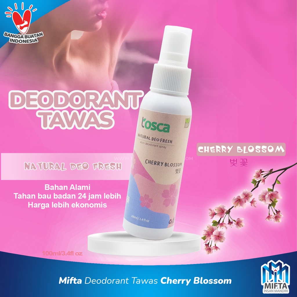 Jual Deodorant Tawas Spray Tosca Harga Special Ramadhan Natural Deo