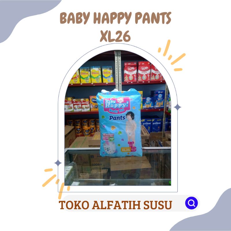 Jual KEMASAN BARU BABY HAPPY PANTS M34 L30 XL26 XXL24 Shopee Indonesia