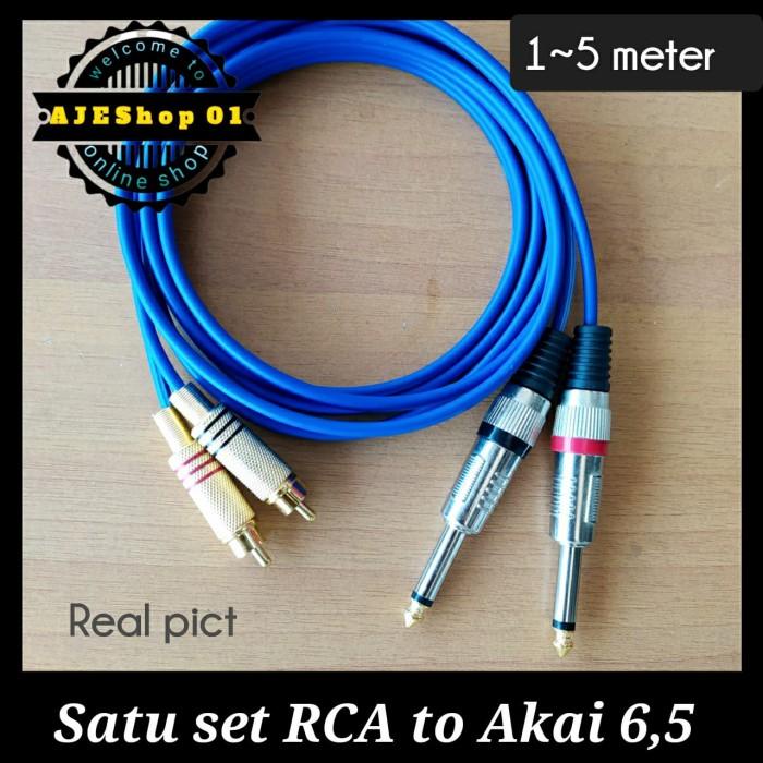 Jual Kabel Rca To Akai Satu Set Kabel Kitani Sampai Meter Shopee