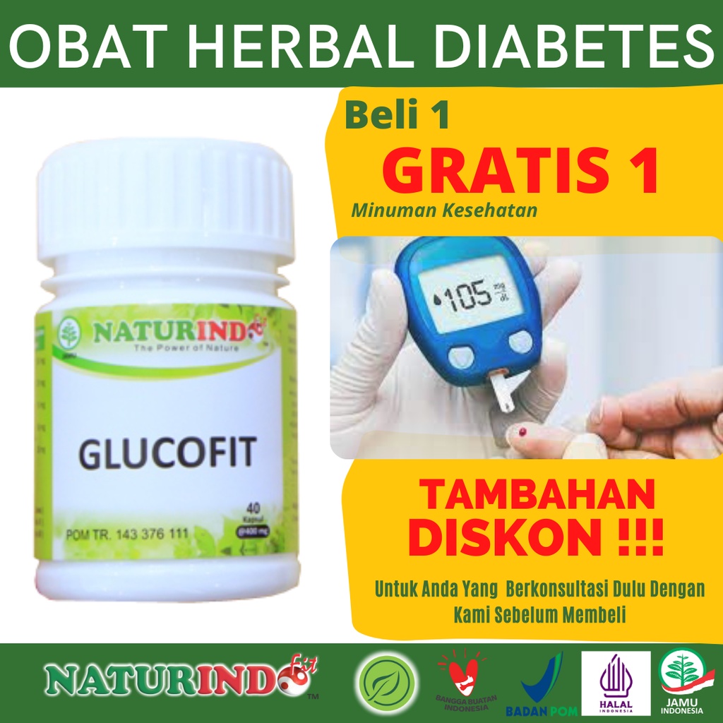 Jual Naturindo Obat Diabetes Mellitus Kencing Manis Gula Darah Tinggi