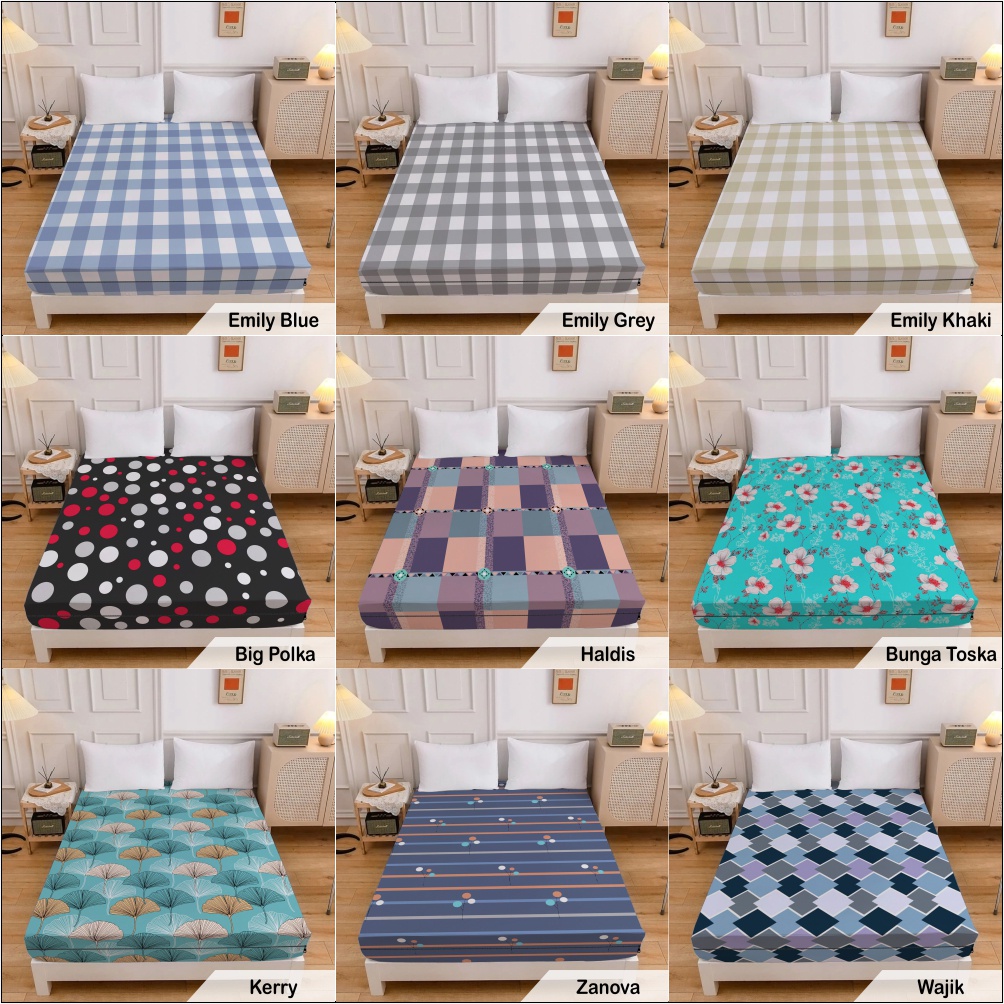 Jual Sarung Kasur Busa Resleting 160x200x20 Sprei Resleting 160x200