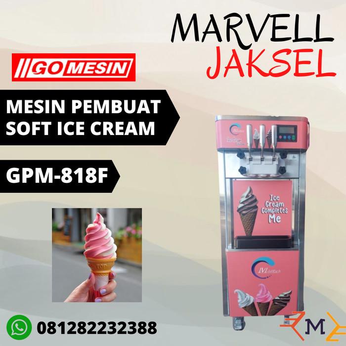 Jual Mesin Es Krim Gomesin Gpm 818F Soft Ice Cream 3 Tuas Standing