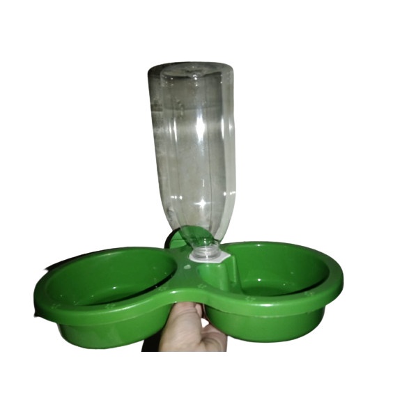 Jual Bowl Double Gantung Jepit Tempat Makan Minum Kucing Anjing