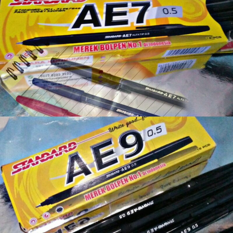 Jual Pulpen Standard AE7 Pulpen Standard AE9 0 5mm Satuan