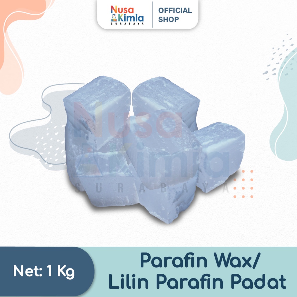 Jual Parafin Wax Lilin Parafin Padat 1 Kg Shopee Indonesia