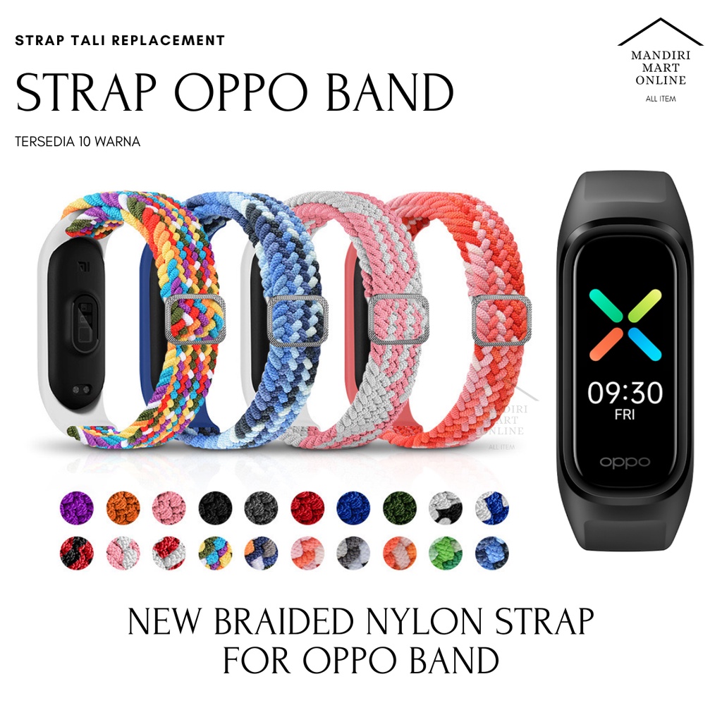 Jual Strap Oppo Band Nylon Tali Pengganti Oppo Band Bahan Nilon Loop