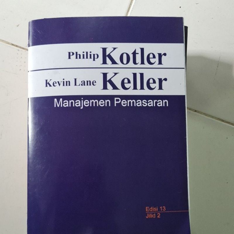 Jual Buku Manajemen Pemasaran Edisi Jilid Kotler Keller Pb