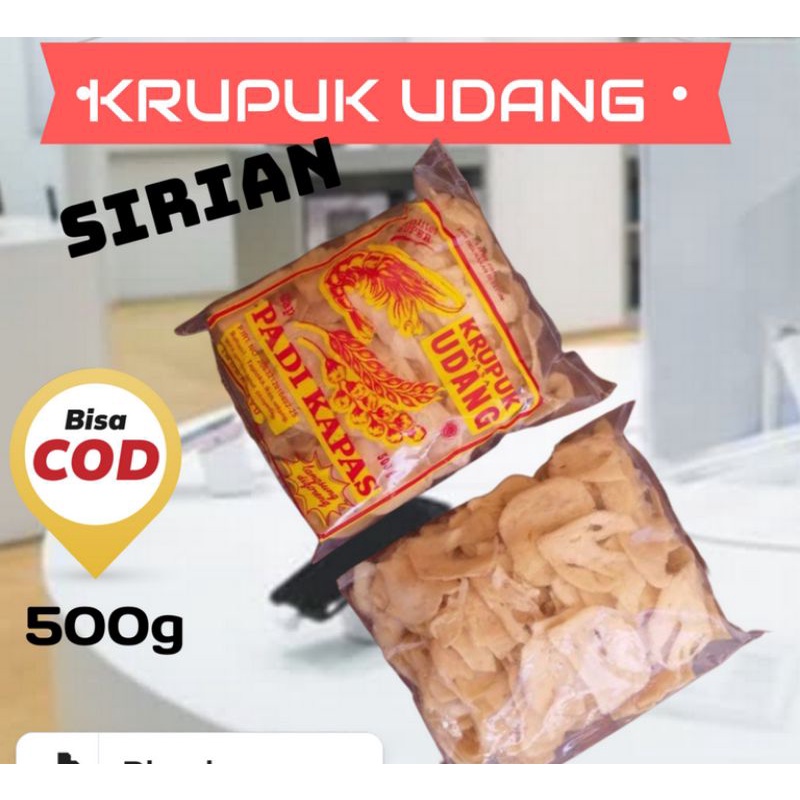 Jual KRUPUK UDANG SIRIAN KHAS INDRAMAYU Shopee Indonesia