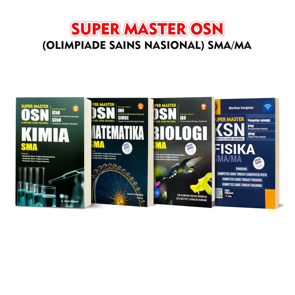 Jual Buku Olimpiade Osn Belajar Super Master Ksn Fisika Biologi