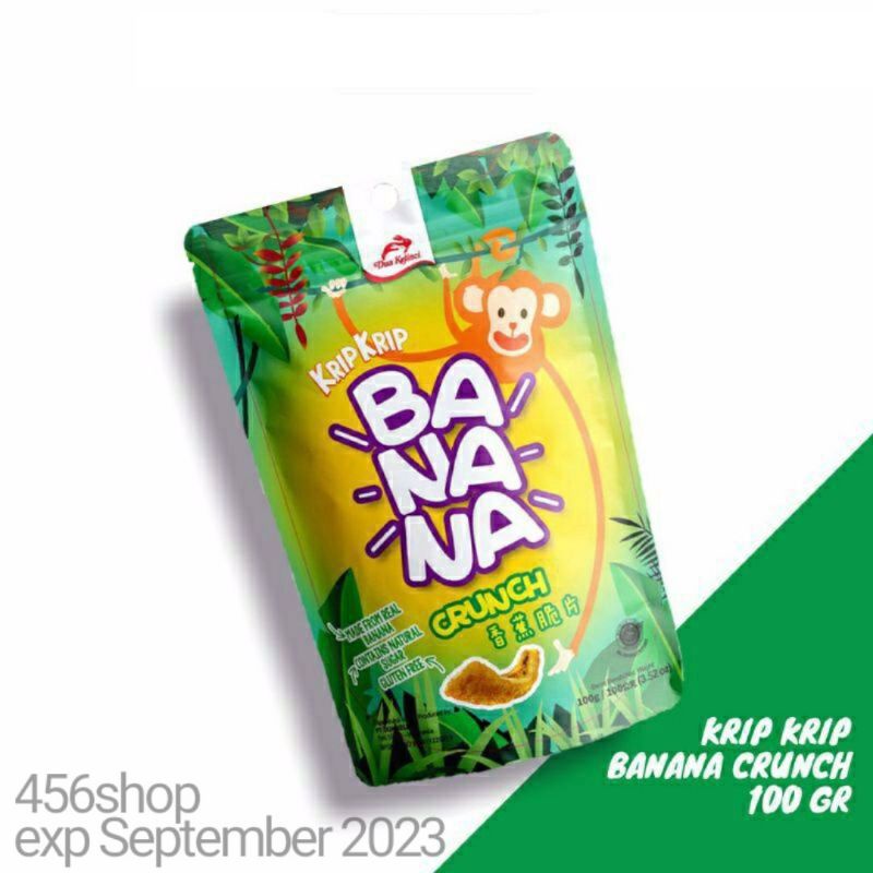 Jual Keripik Buah Krip Krip Banana Crunch 100gr Shopee Indonesia