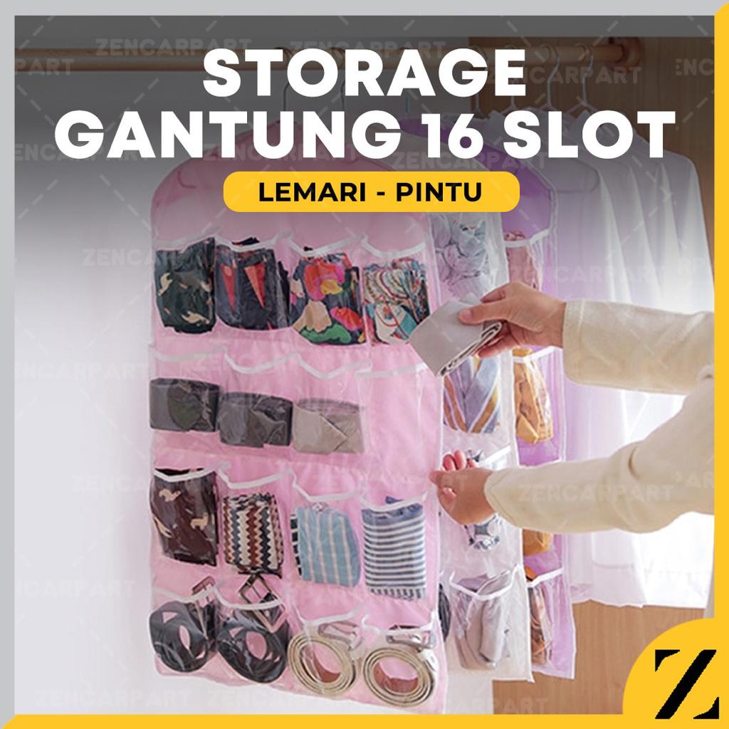 Jual Tas Kantong Organizer Perapih Dalaman Hijab Pakaian Kaos Kaki