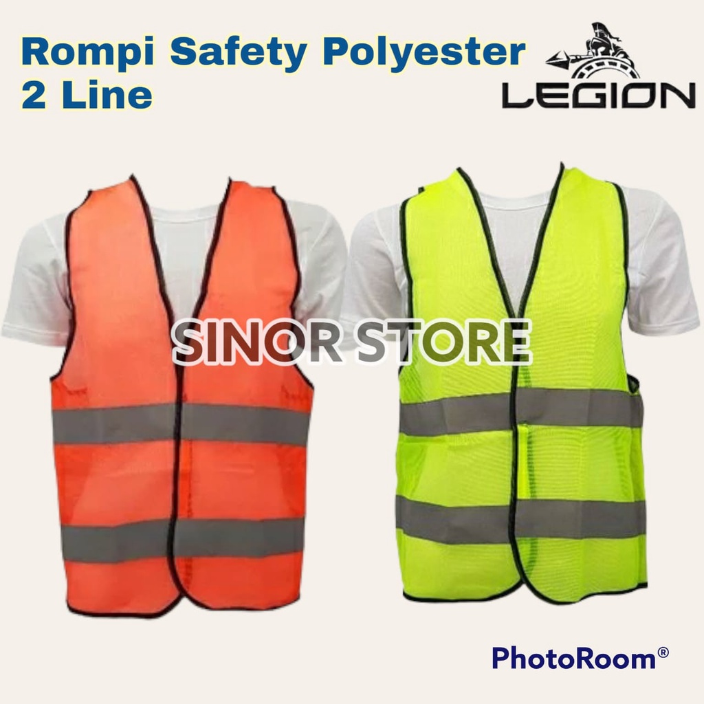 Jual Rompi Safety Polyester HIJAU 2 Scotlite Safety Vest Proyek