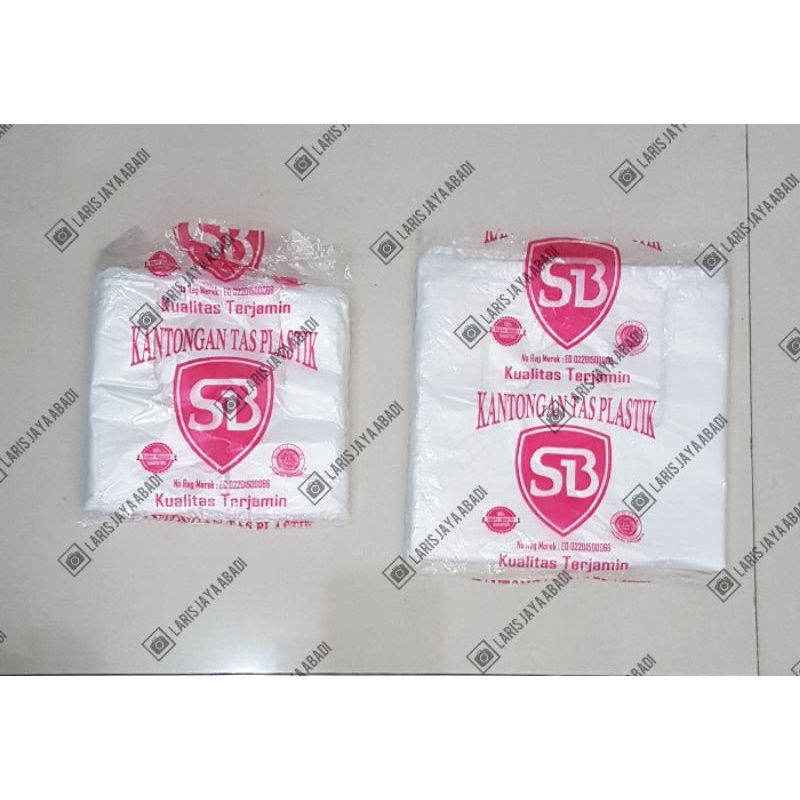 Jual Kantongan Plastik Asoy Putih Bening Transparan Kilat SB 2kg 3kg