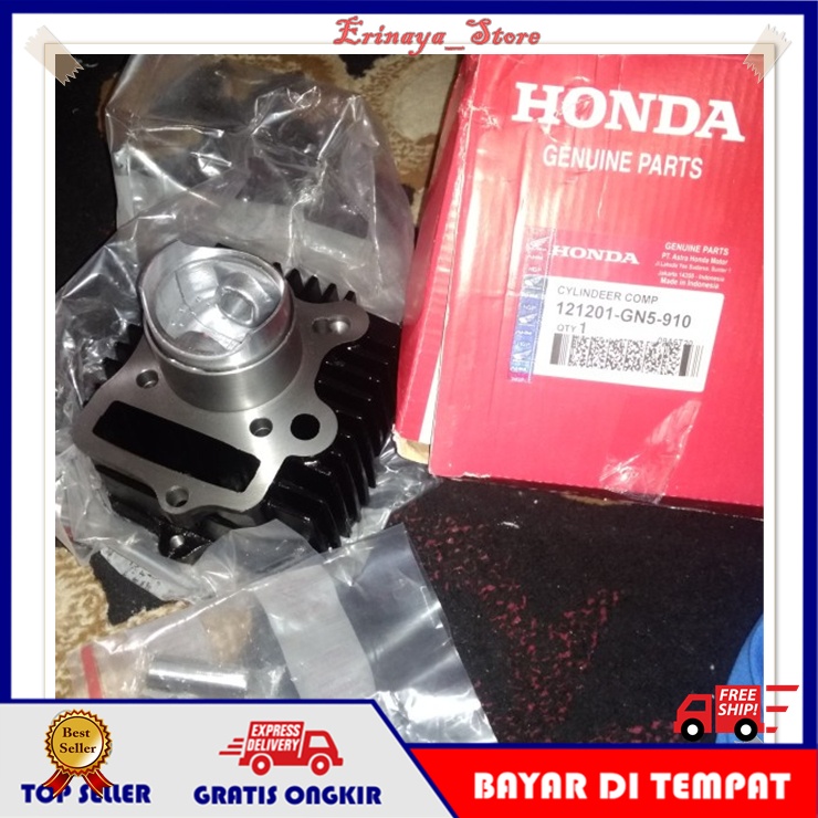 Jual ORIGINAL AHM Blok Seher Boring Komplit Motor Honda Astrea Grand