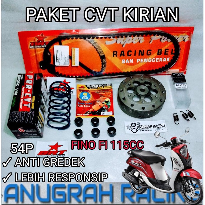 Jual PAKET UPGRADE CVT KIRIAN ANTI GREDEK ANTI LOYO PNP YAMAHA FINO