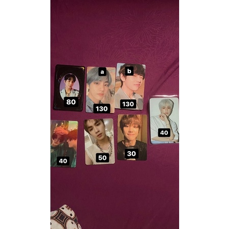 Jual BACA DESKRIPSI Photocard Taehyung BTS Jungwoo NCT The8