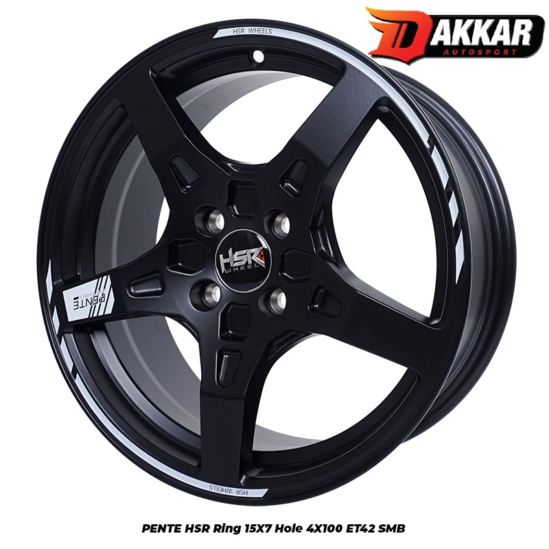 Jual Velg Ring 15 HSR PENTE Pelek Mobil R15 Lebar 6 5 Pcd 4X100 Buat