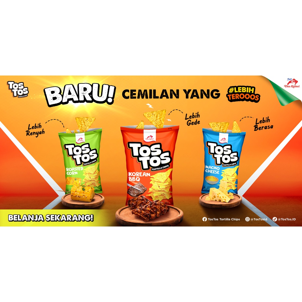 Jual Tos Tos Dua Kelinci Tortilla Chips Nct Dream Shopee Indonesia