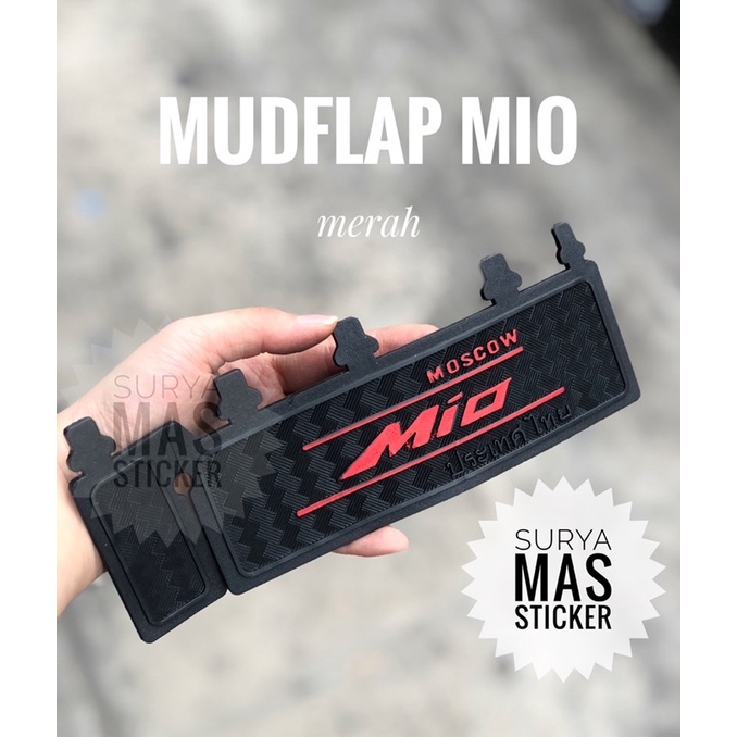 Jual Mudflap Mio Yamaha Mud Flap Karpet Motor Kolong Karet Penahan